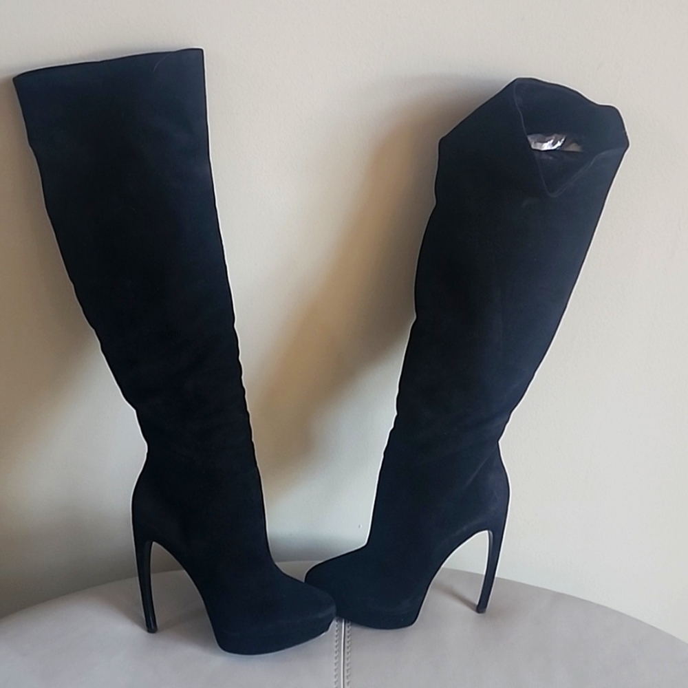 Alexander mcqueen over the knee boots
